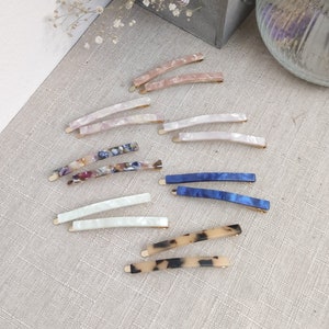 Hair clip hair pin gold metal hair clip acetate hair clip hair accessories hair clip brown beige hair clip hair claw hair accessories clip