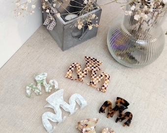 Wavy hair clip large small | Butterfly hair clip minimalist | Hair Clip 2yk band | Hair claw Hair Claw Hair accessories retro clip