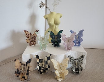 Butterfly hair clip small Leo pattern hair clip hair clamp hair claw hair claw hair clip hair band hair accessories butterfly clip