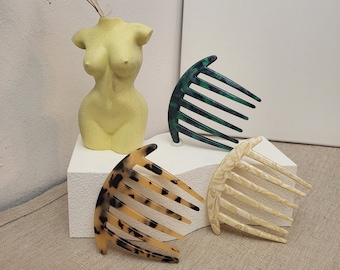 French twist comb, hairpin, updo bun, wide teeth hair accessory, insert comb hair clip combs hair comb side hair comb