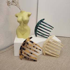Französisch Twist Kamm, Haarnadel , Hochsteckfrisur Dutt, Breite Zähne Haarschmuck, Einsteckkamm  Haarspange Kämme Haar Kamm Seiten Haarkamm