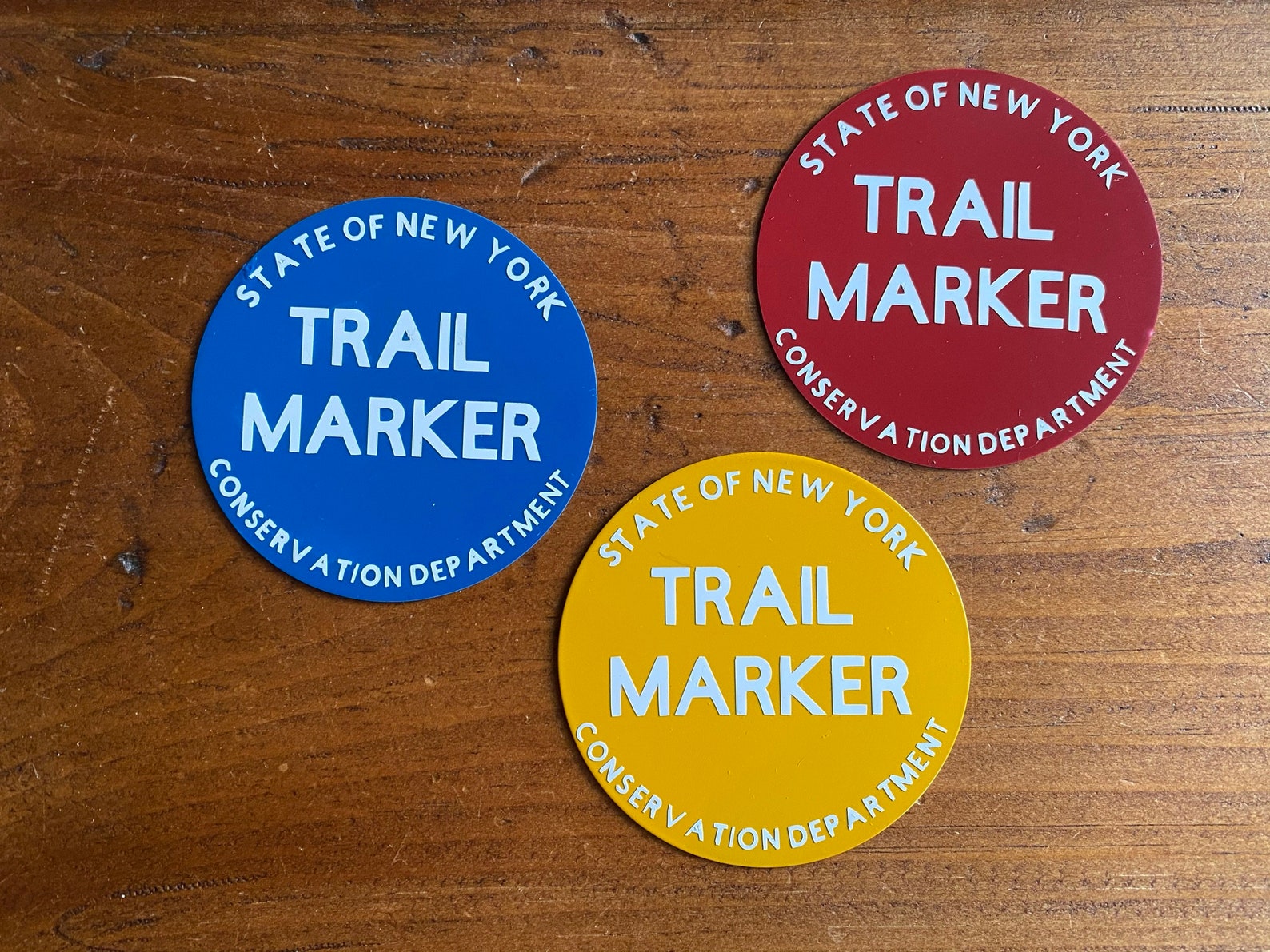 Adirondack Trail Markers Metal Replica DEC Trail Markers Etsy