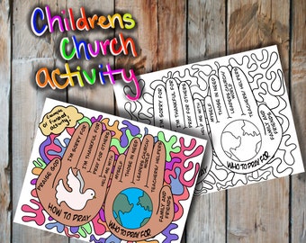 Learning to pray activity