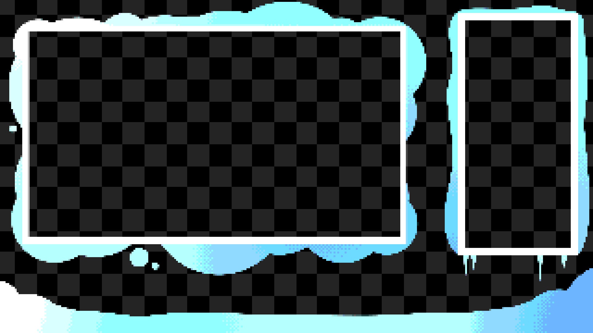 Snowy 16-bit Graphics Twitch Overlay FULL Package DAY VERSION 3 Stinger ...