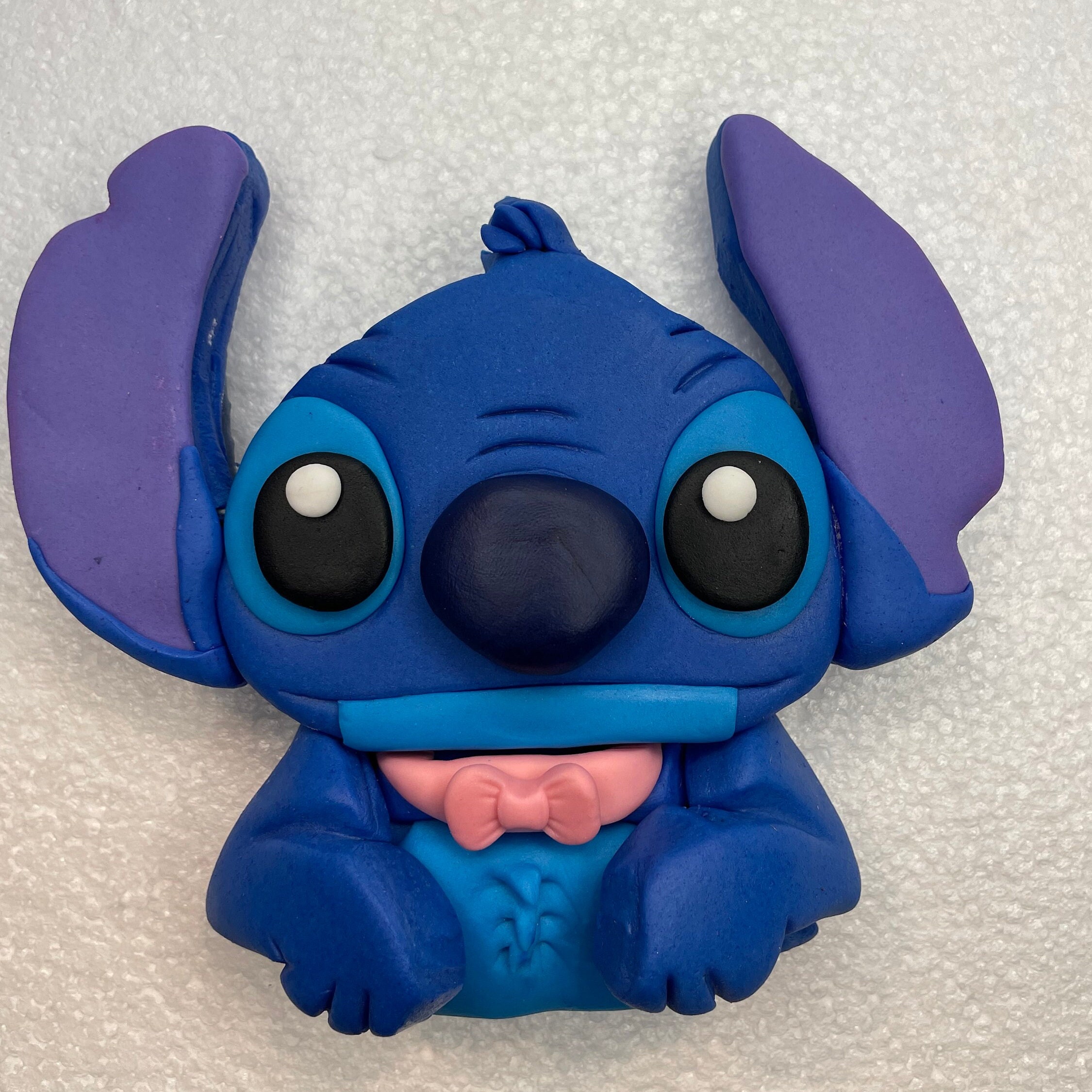 Stitch Fondant Cake Topper 3D Cupcakes Edible Custom Etsy