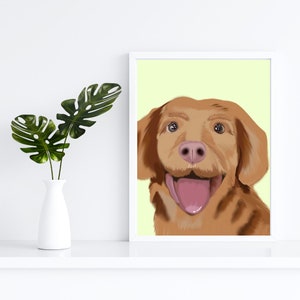 Digital abstract pet art