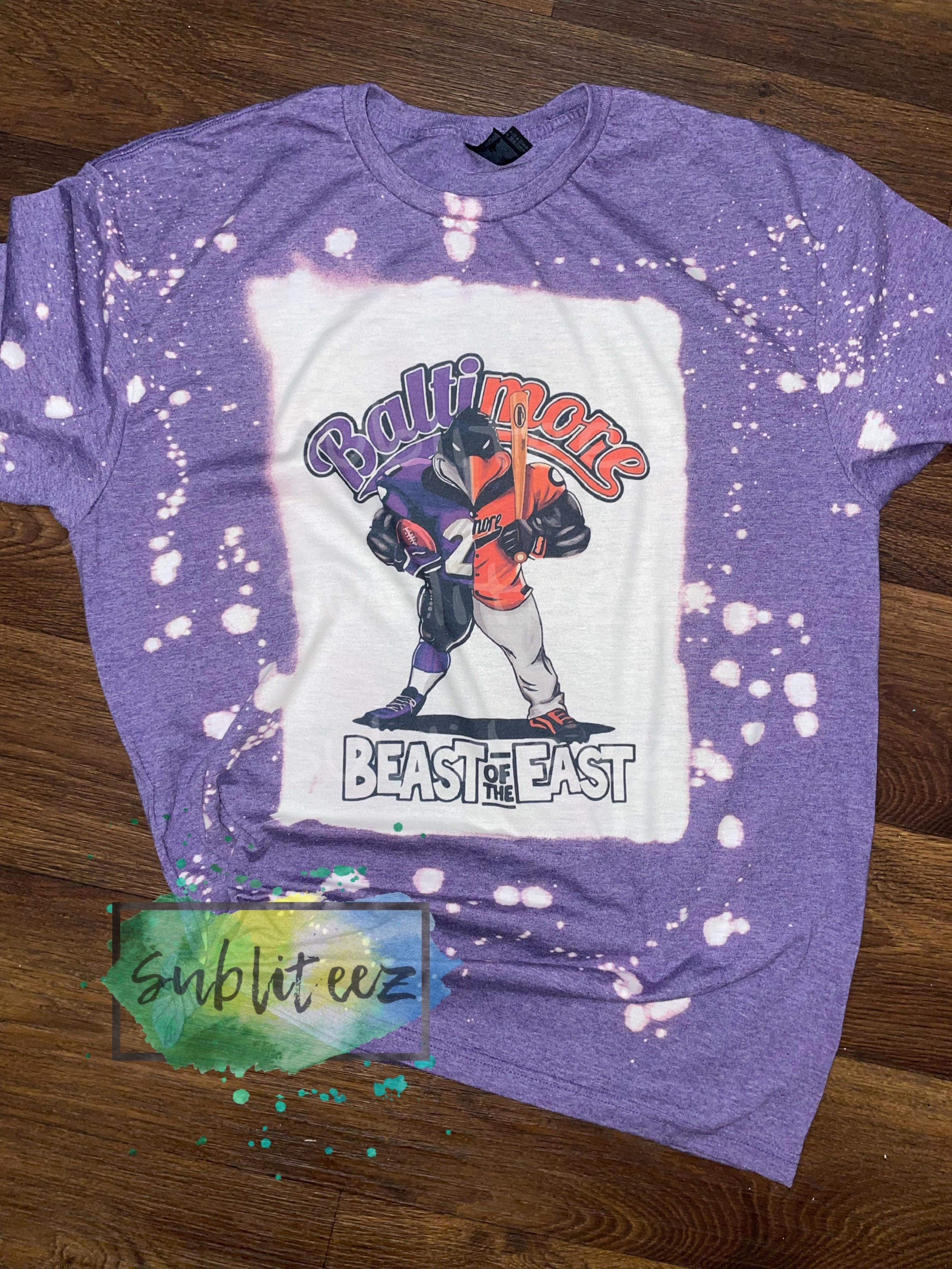 Baltimore Ravens and Orioles T-Shirt Design – Freelance Fridge-  Illustration & Character Development