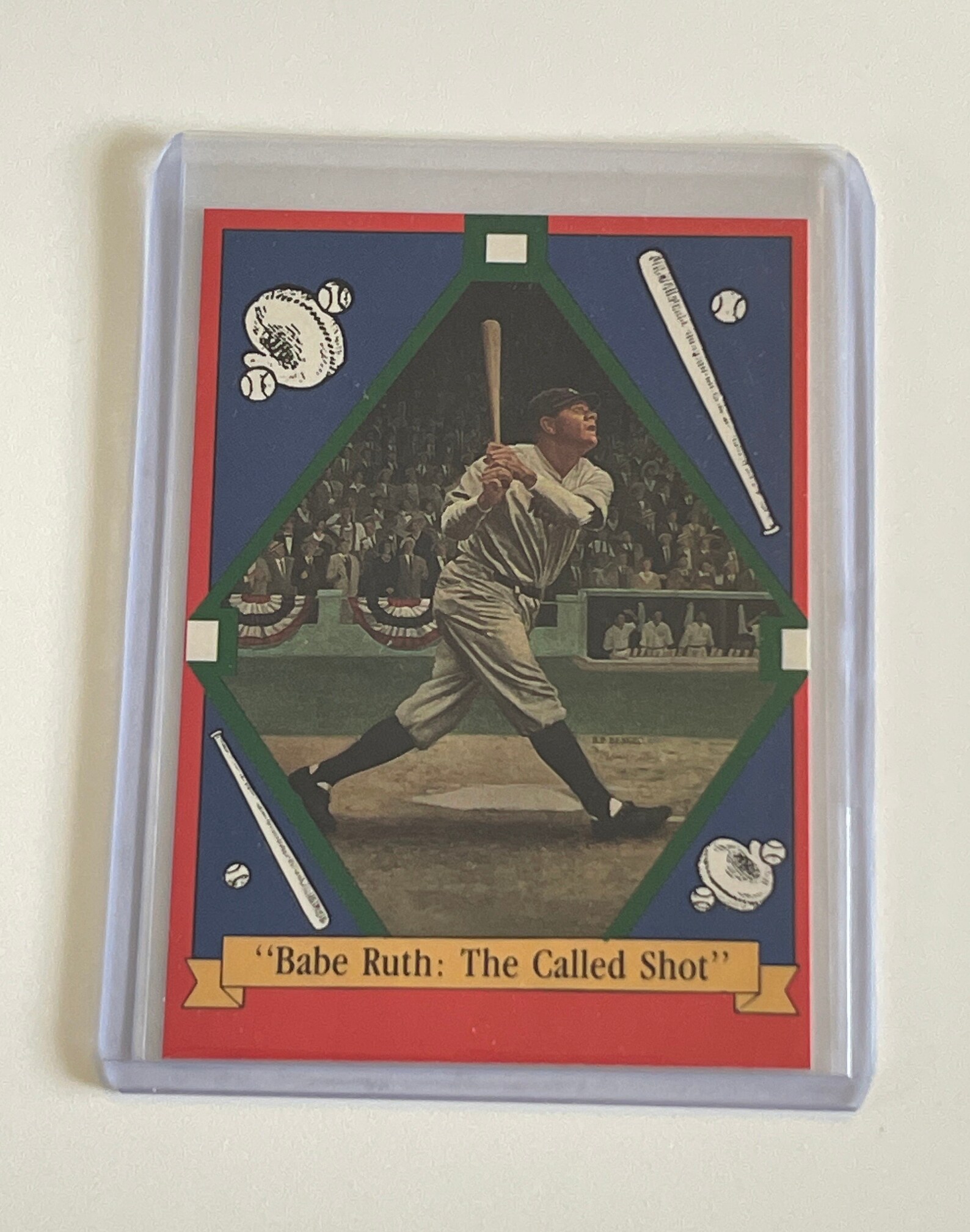 Babe Ruth The Called Shot Trading Card MLB Baseball Etsy