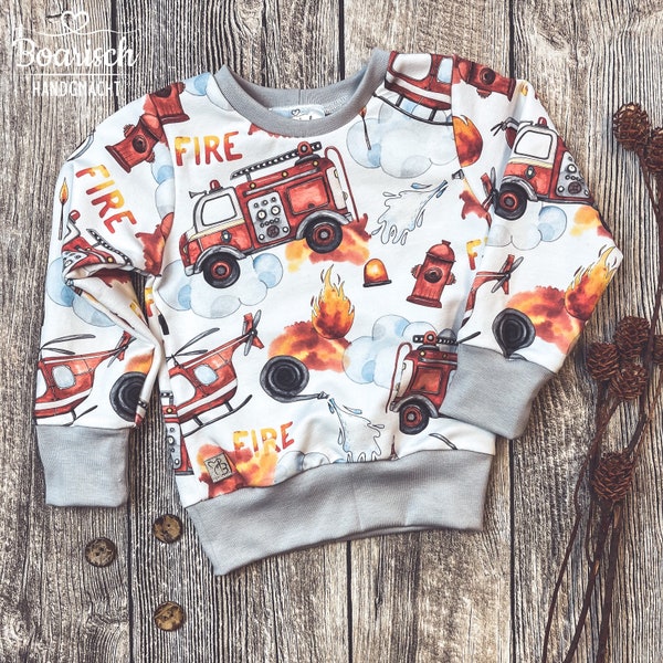 Pullover Baby/Kinder "Feuerwehr"