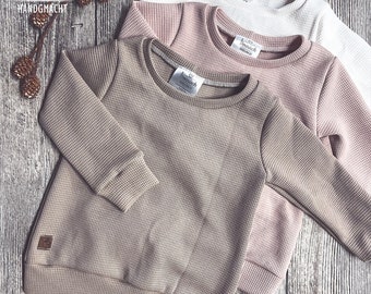 Sweater waffle jersey cotton