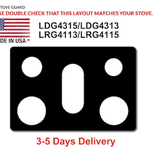 Protecteurs de cuisinière LG 30 pouces, protecteurs de table de cuisson à gaz, conception de pièce entière, lavable, LGLDG4315, LRG4115, LRG4113, LDG4313
