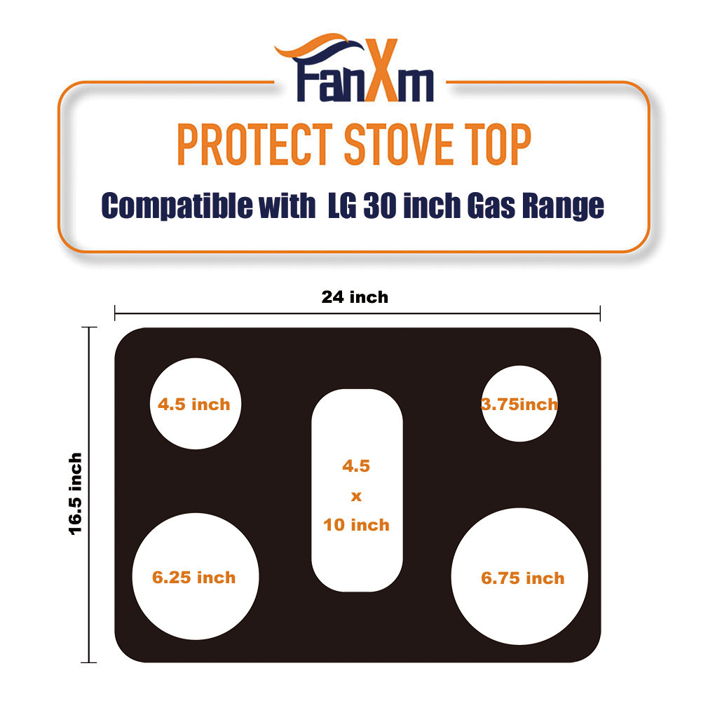 LG Stove Protectors 30inch gas Cooktop Protectors whole Piece