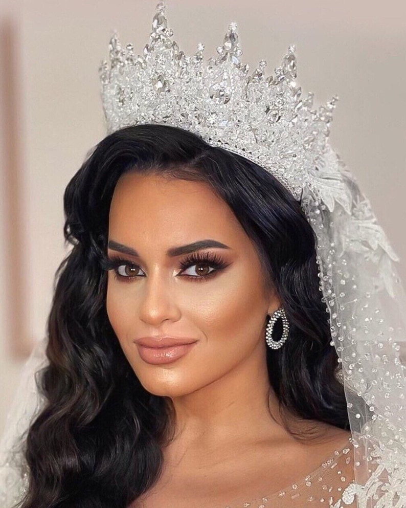 Wedding Tiaras for Women Charming Bridal Crown for Your Etsy