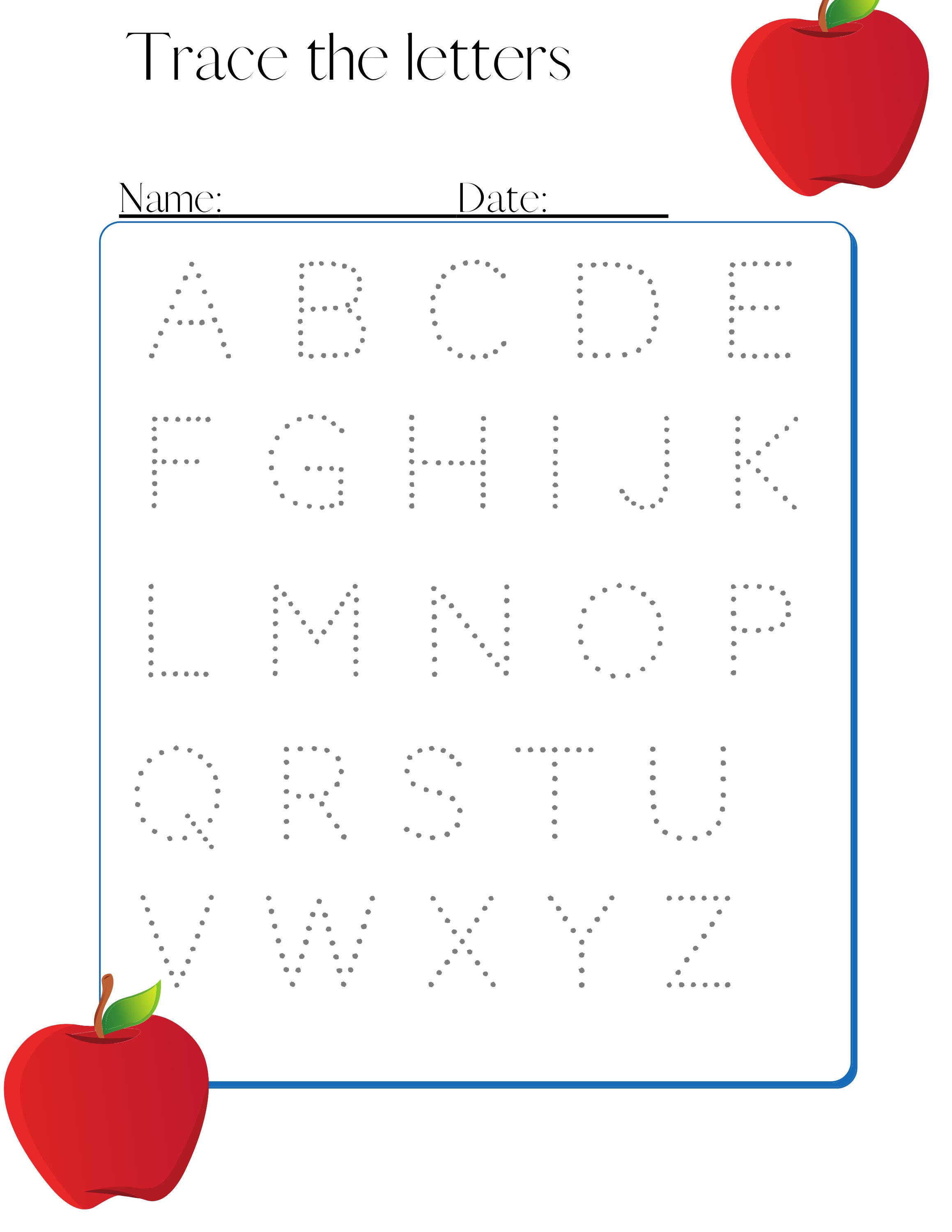 Learning Pages For Pre K