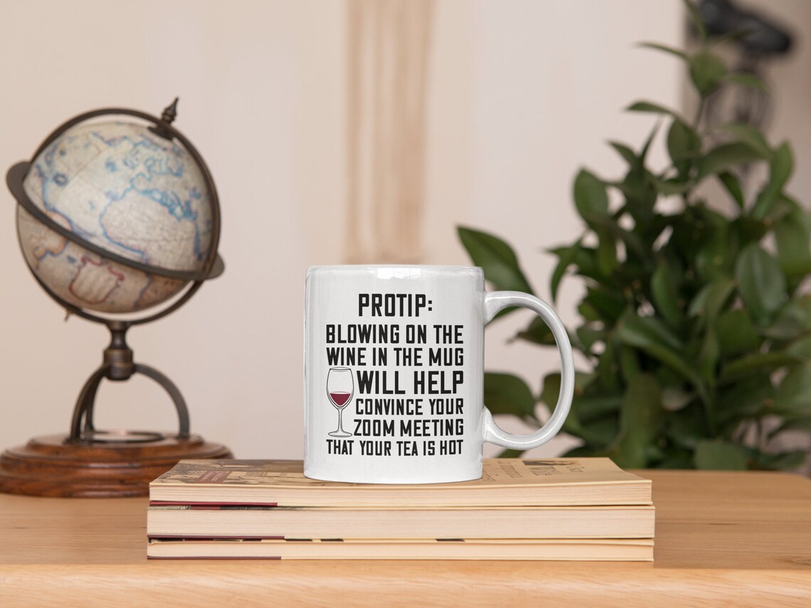 Pro Tip Blowing in the Wine Mug Coffee Mug White Etsy