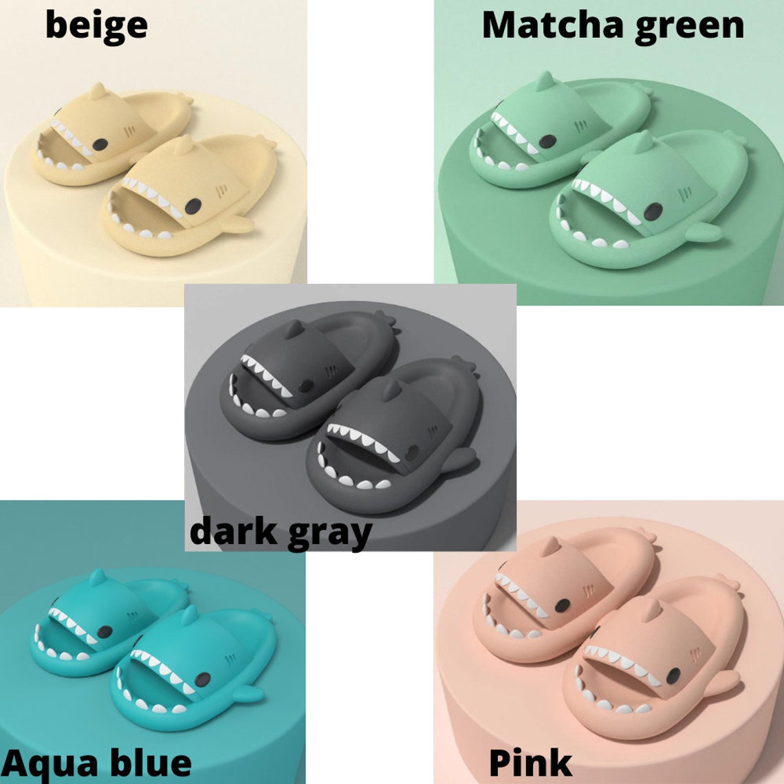 Shark Slides Shark Slippers Shark Slides Adult Active Etsy