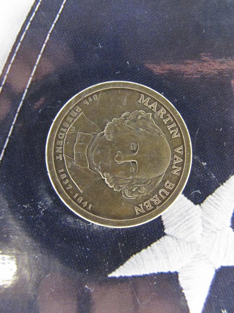 One Dollar Martin Van Buren GOLD Coin Etsy