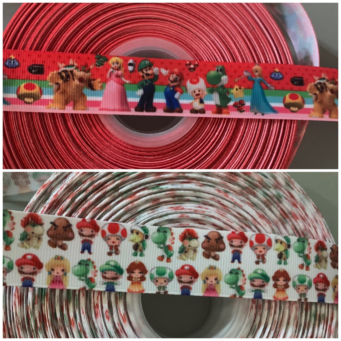 Mario 1 Ribbon Etsy
