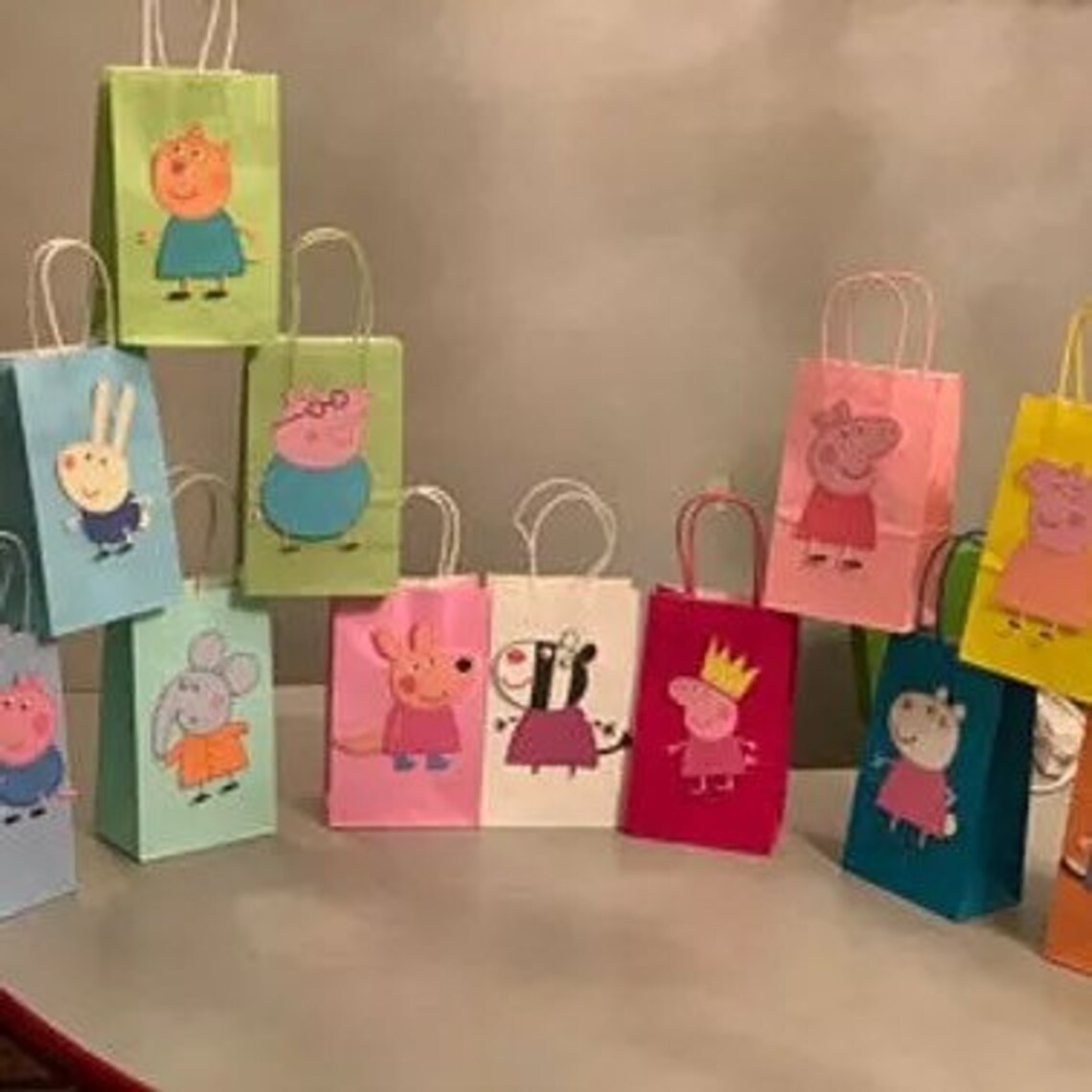 12 peppa pig goody bags Etsy