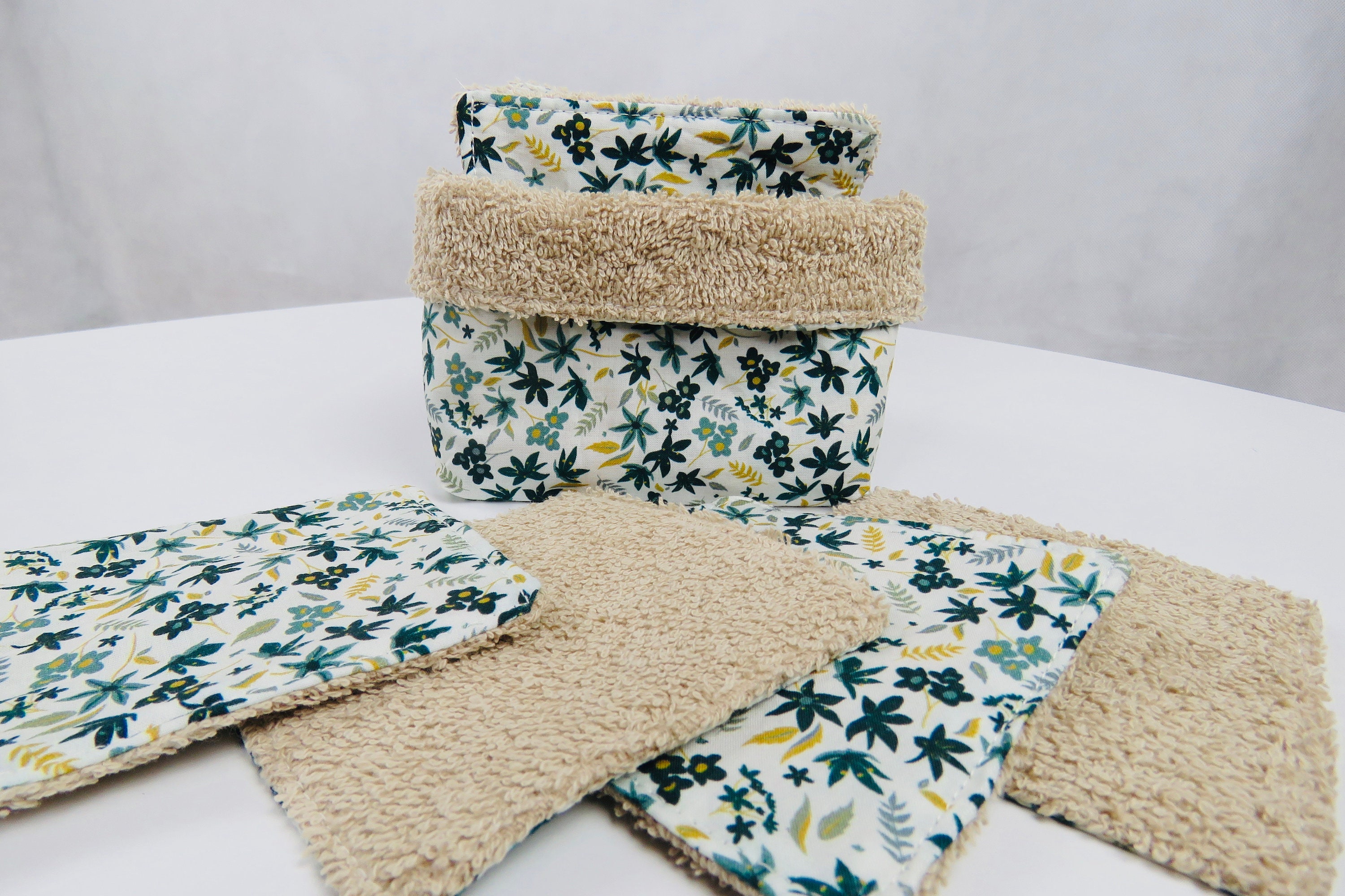 Lingette Démaquillante Lavable, Lingette Lavable Pour Bébé, Panière à Lingette