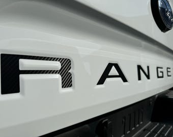 Vinyl Tailgate Letter Insert Decals Compatible with Ranger'24-'26 Model Years