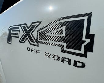 FX4 Off Road Bedside Vinyl Decals Compatible with F-150 / F-250