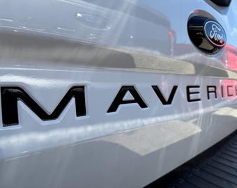 Vinyl Tailgate Letter Insert Decals Compatible with Maverick 2022-2026 model years