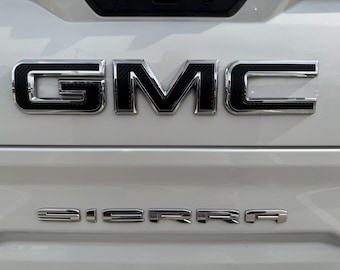 Pre-Cut Vinyl Overlay Decals Compatible with  2019-2026 GMC Sierra (Pair of 2)