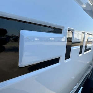 Gloss Black Vinyl Tailgate Letter Inserts for Chevrolet Colorado 2023-2025