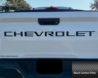 Vinyl Tailgate Letter Insert Decals Compatible with Colorado 2023-2026 Model Years