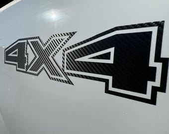 Vinyl 4x4 Bedside Decals Compatible with F-150 / F-250
