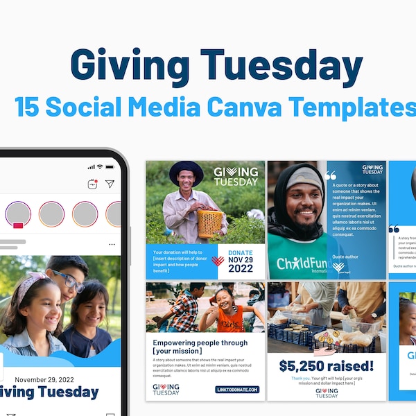 Fundraising Social Media Template Etsy Fundraising Social Media Template Etsy