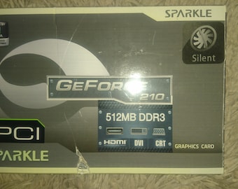 Nvidia Sparkle GeForce 210 DDR2 512MB Video Graphics Card [Complete]