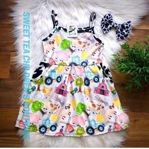 Girls Farm Dress | Toddler Outfit