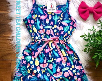 Summer Vibes Girls Outfit | Girls Romper | Summer Outfit