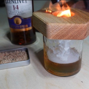 Custom Whisky Smoker | Oak Wood Whisky smoker | Drink Smoker