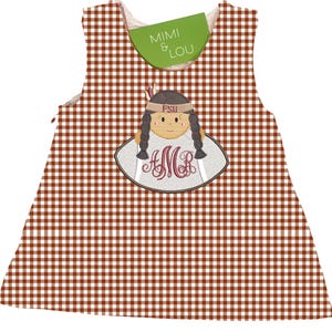 FSU gingham dress