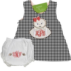 Ohio State gingham dress