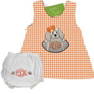University of Tennessee gingham dress