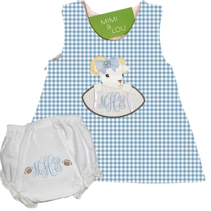 UNC gingham dress