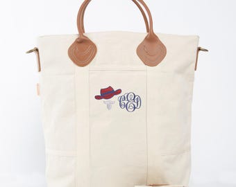 Ole Fräulein Tiger Flugtasche, Personalisiert, Abitur Geschenk 2026 | Universität von Mississippi