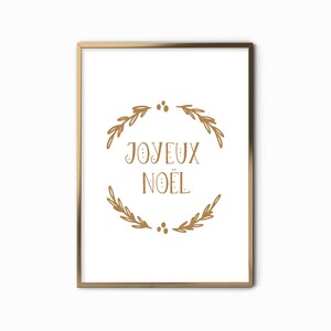 Joyeux Noël Print,  Christmas Prints in French, Christmas Decor, Christmas Wall Art, Christmas Printable DIGITAL DOWNLOAD
