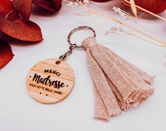 Key ring Mistress Round - Gift End School Year