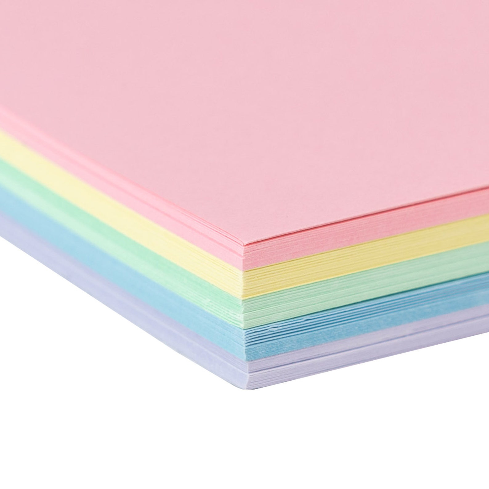 Assorted Pastel Coloured Card A4 160 gsm 100 sheets per pack Etsy