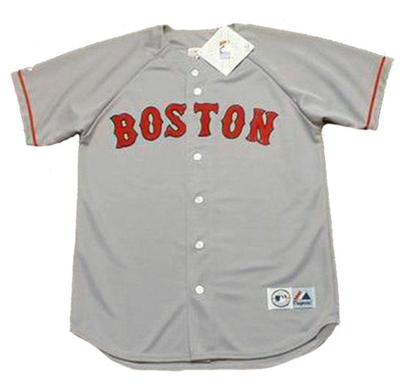 Dennis Eckersley Boston Red Sox 1998 Away Baseball Throwback