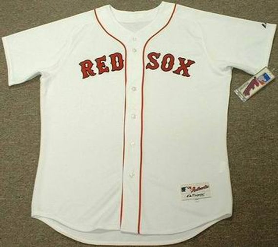 Dustin Pedroia Boston Red Sox Home Baseball Throwback Jersey 