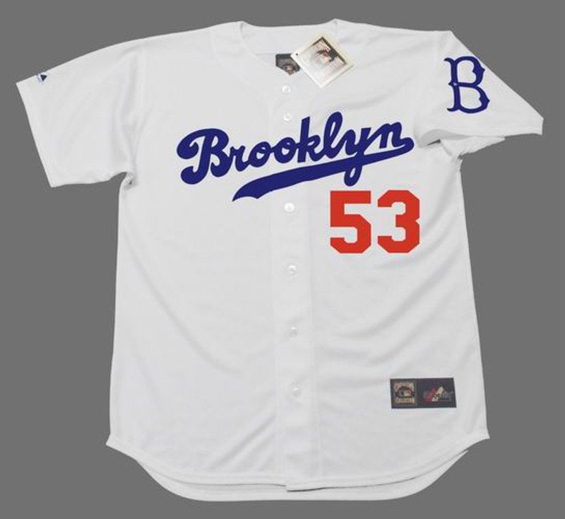 Don Drysdale Brooklyn Dodgers Cooperstown Baseball Throwback 