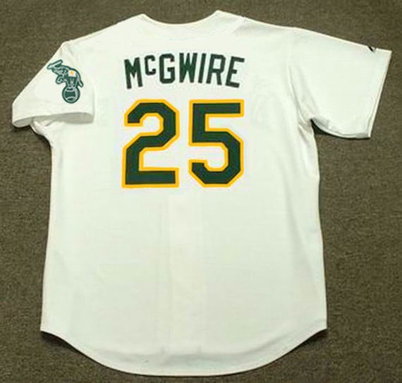 Mark Mcgwire Oakland Athletics 1989 Home Baseball Throwback 