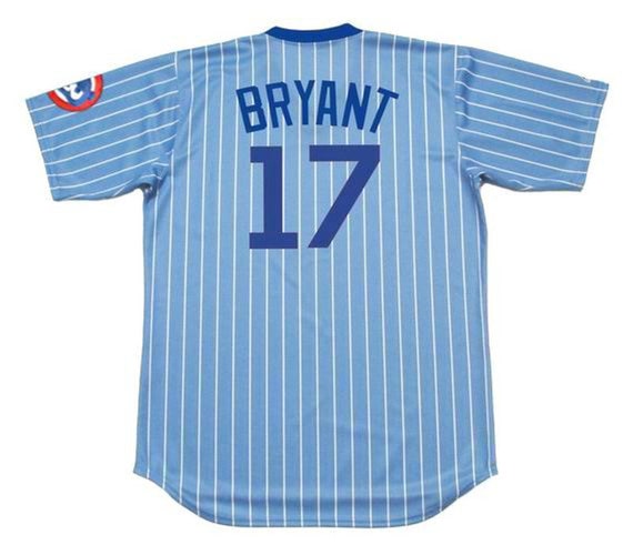 Kris Bryant Chicago Cubs 1980's Cooperstown Throwback -  UK
