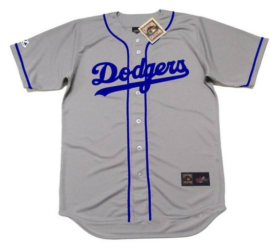 NiceandTrue Don Drysdale Brooklyn Dodgers 1957 Cooperstown Away Baseball Throwback Jersey, Baseball Stitched Jersey, Vintage Unifrom Jersey